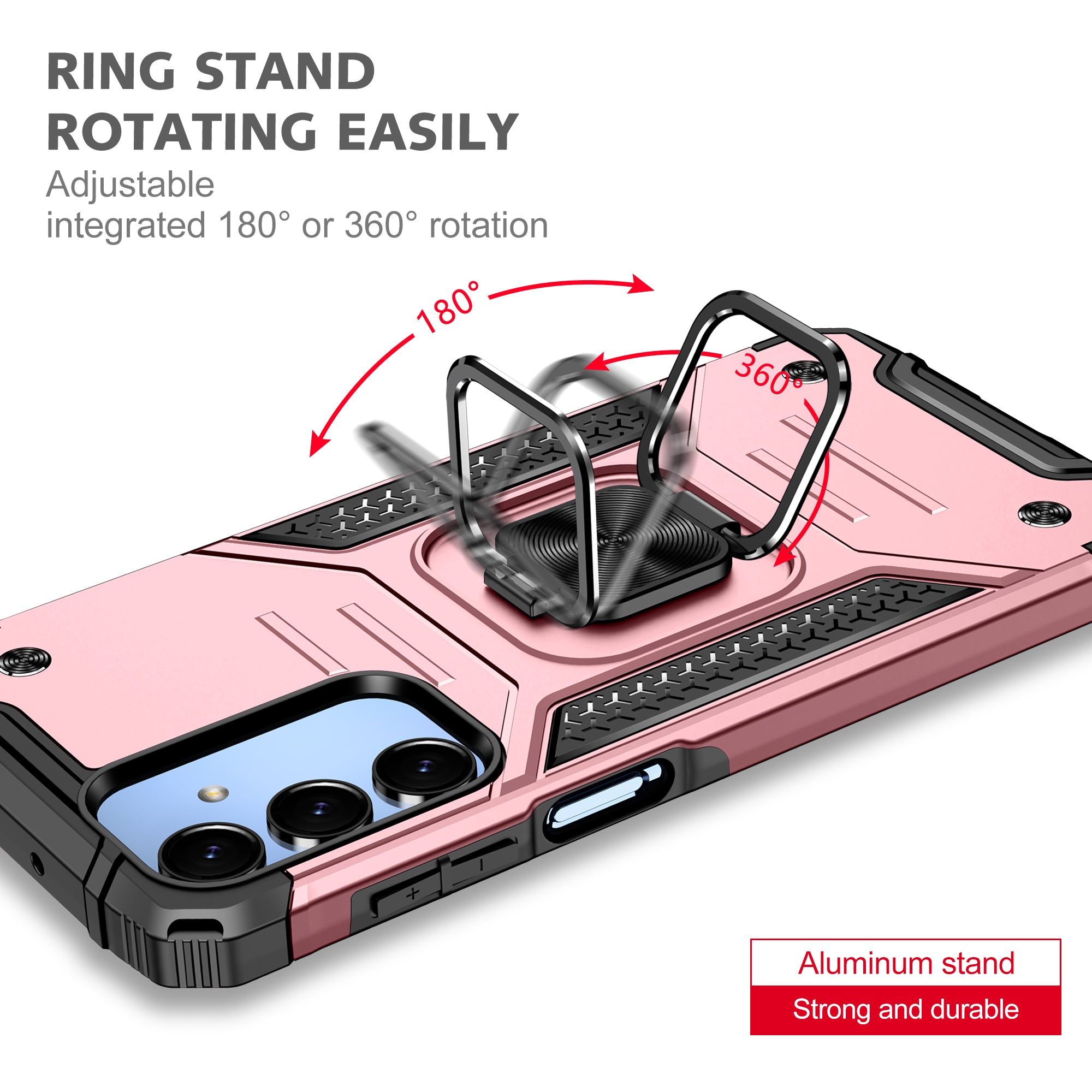 Samsung Galaxy A17 Rugged Tough Case Shockproof Hybrid Cover PINK