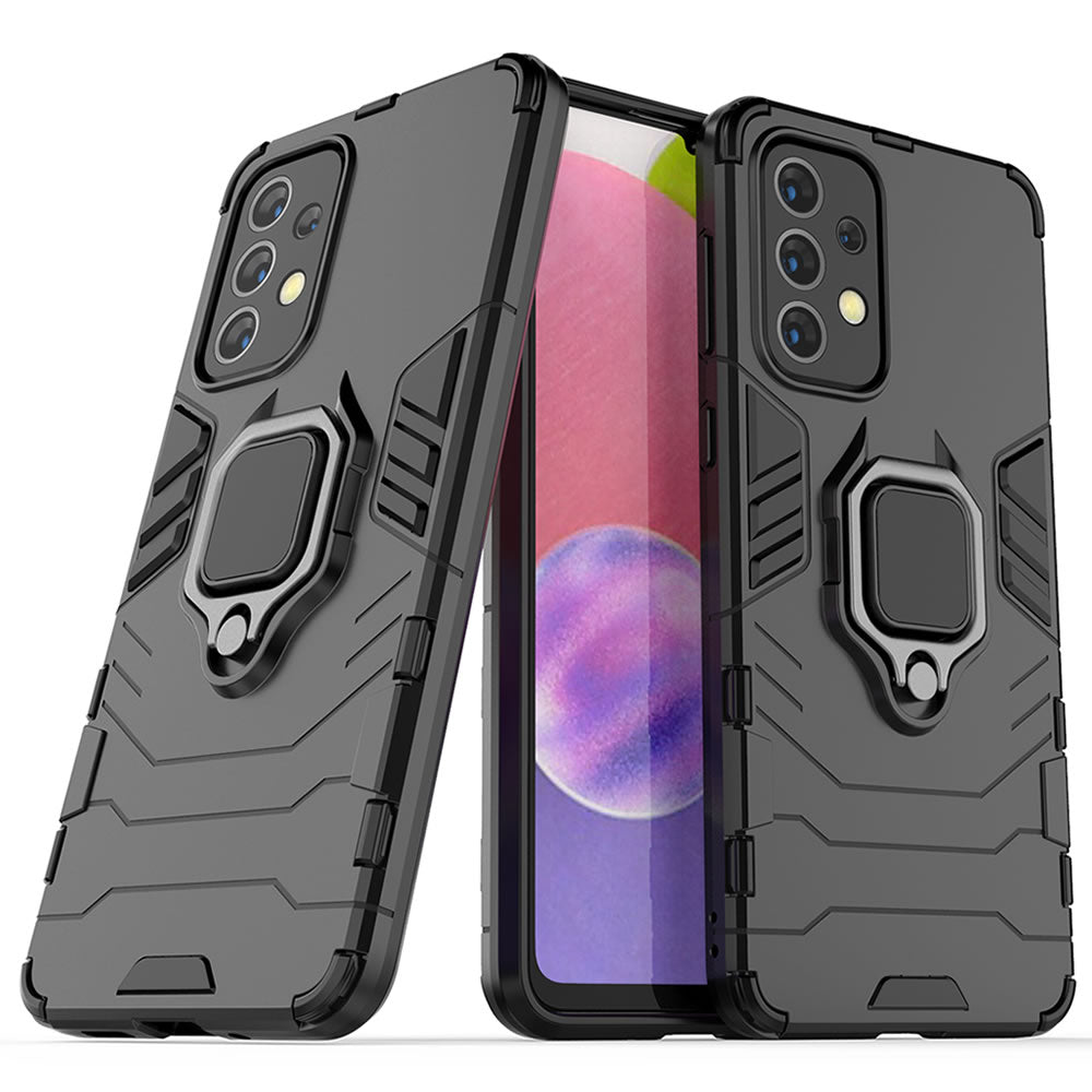 Samsung Galaxy A33 Rugged Tough Case Shockproof Hybrid Cover BLACK