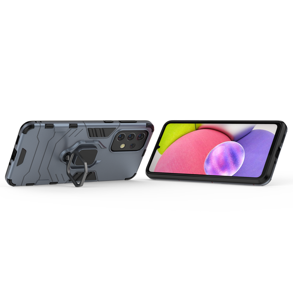 Samsung Galaxy A33 Rugged Tough Case Shockproof Hybrid Cover BLUE