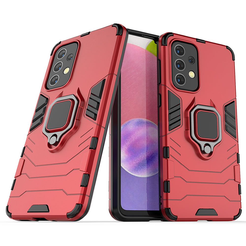 Samsung Galaxy A33 Rugged Tough Case Shockproof Hybrid Cover RED