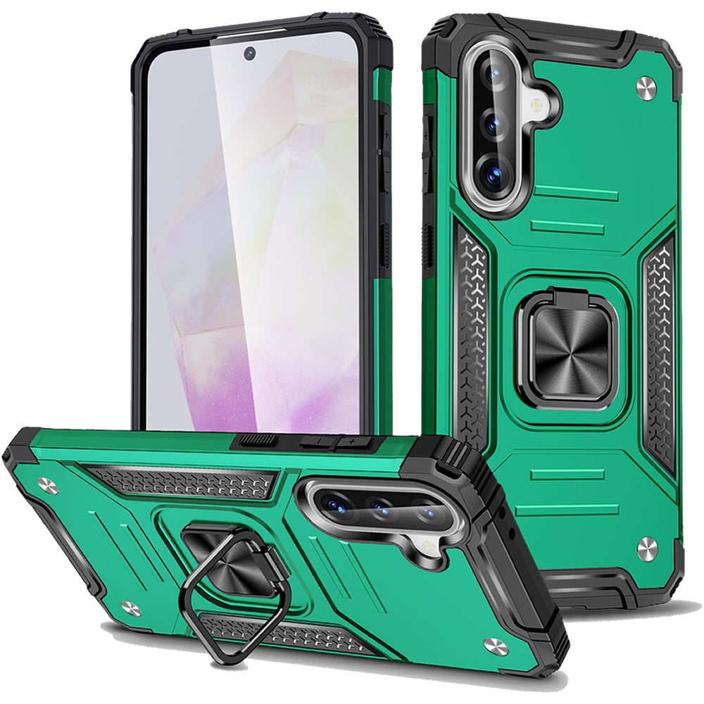Samsung Galaxy A37 Rugged Tough Case Shockproof Hybrid Cover DARK GREEN