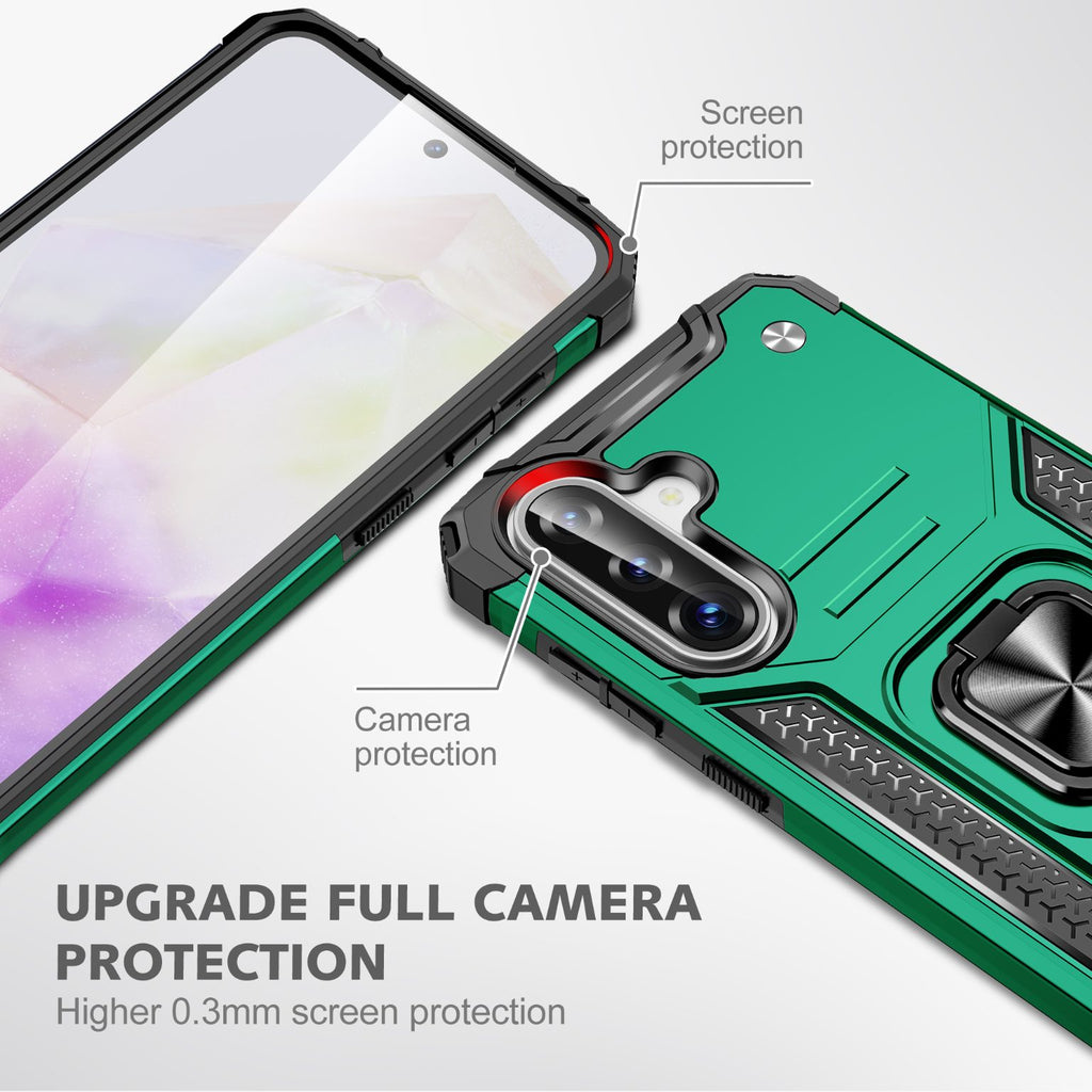 Samsung Galaxy A37 Rugged Tough Case Shockproof Hybrid Cover DARK GREEN