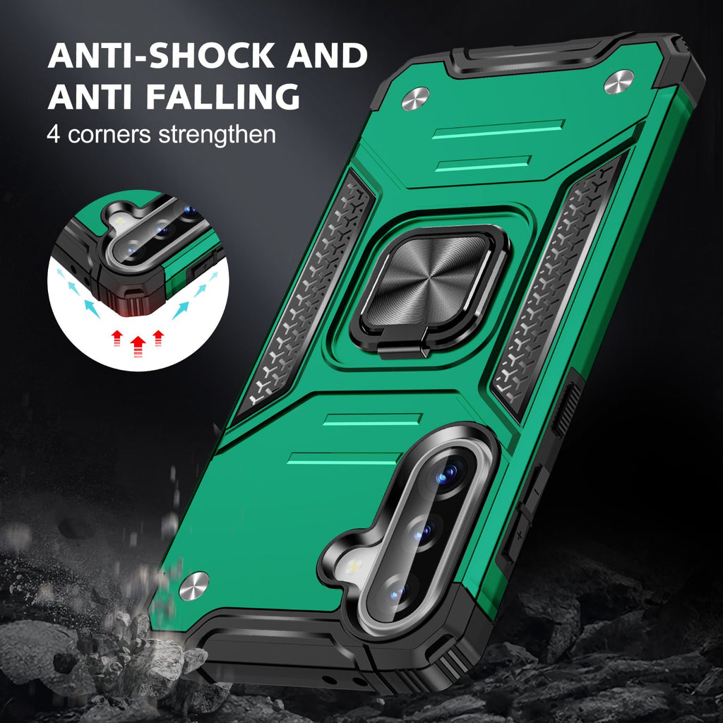 Samsung Galaxy A37 Rugged Tough Case Shockproof Hybrid Cover DARK GREEN