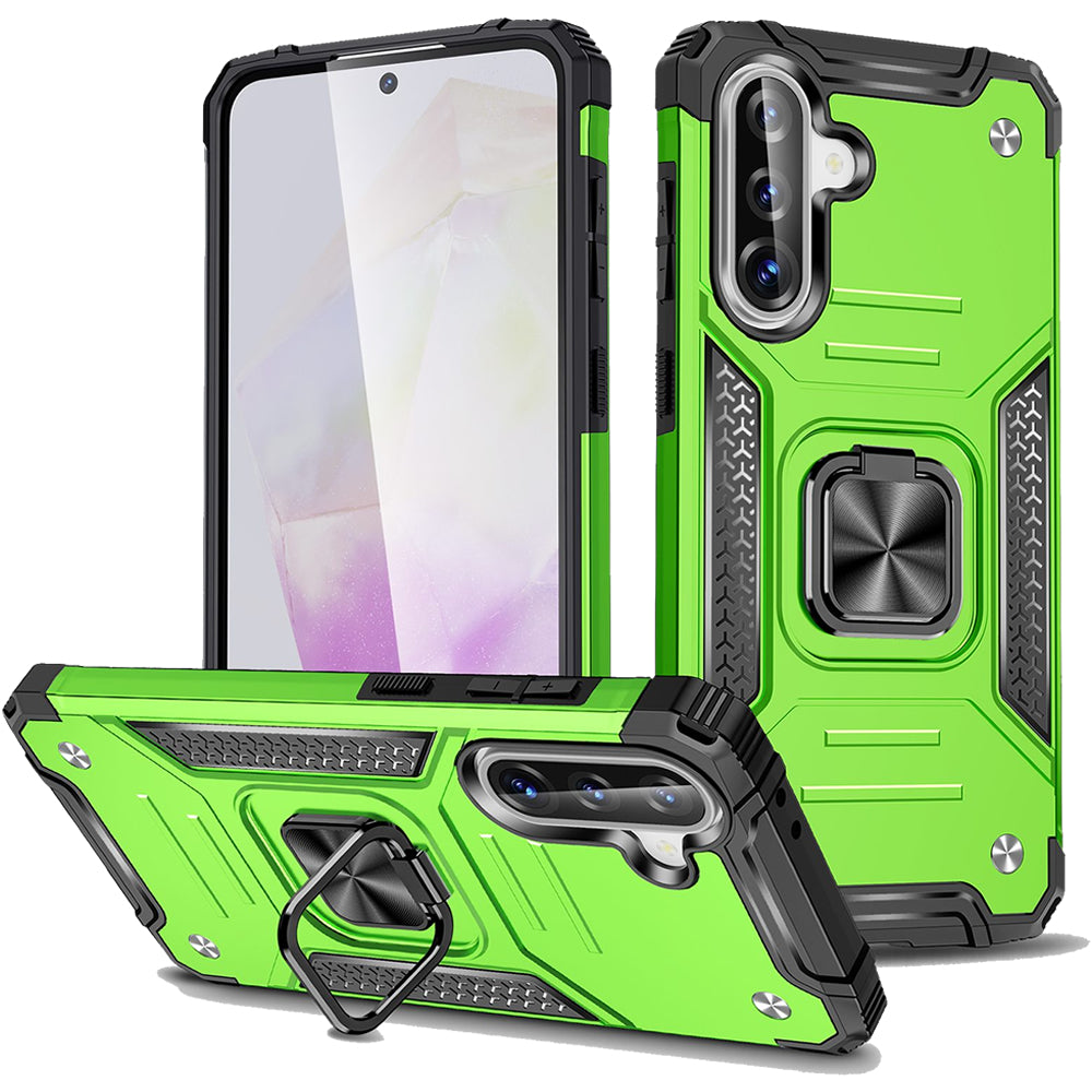 Samsung Galaxy A37 Rugged Tough Case Shockproof Hybrid Cover LIGHT GREEN