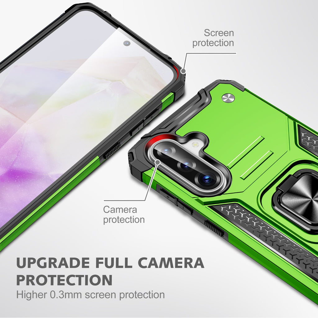 Samsung Galaxy A37 Rugged Tough Case Shockproof Hybrid Cover LIGHT GREEN