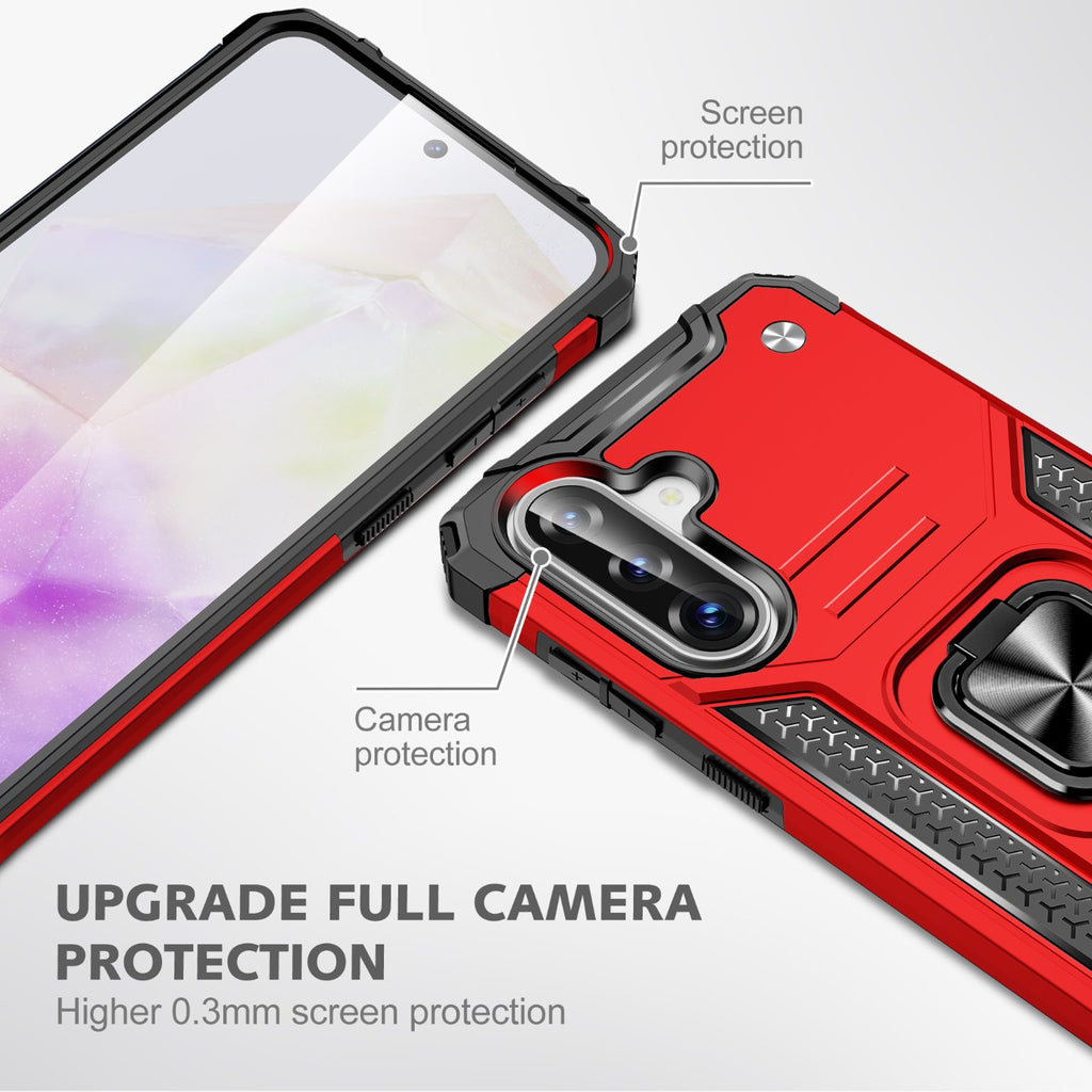 Samsung Galaxy A37 Rugged Tough Case Shockproof Hybrid Cover RED