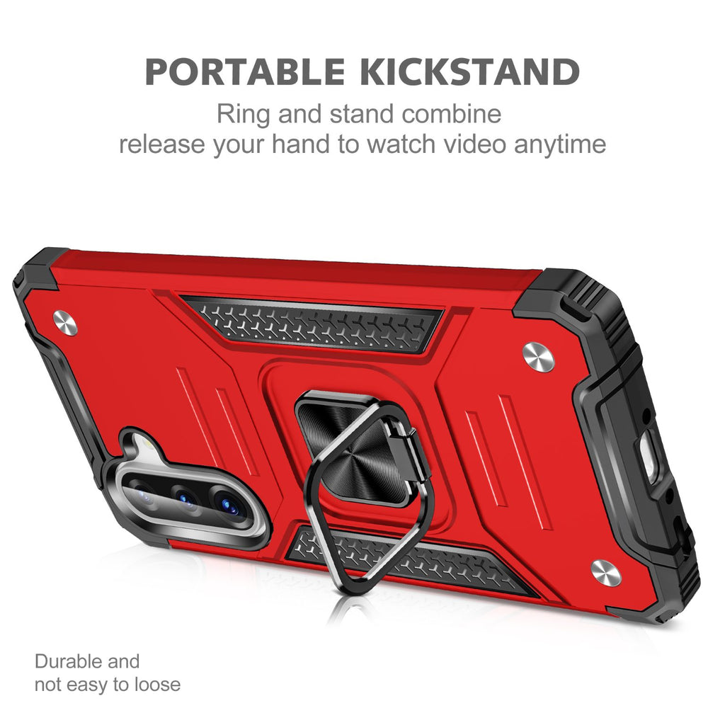 Samsung Galaxy A37 Rugged Tough Case Shockproof Hybrid Cover RED