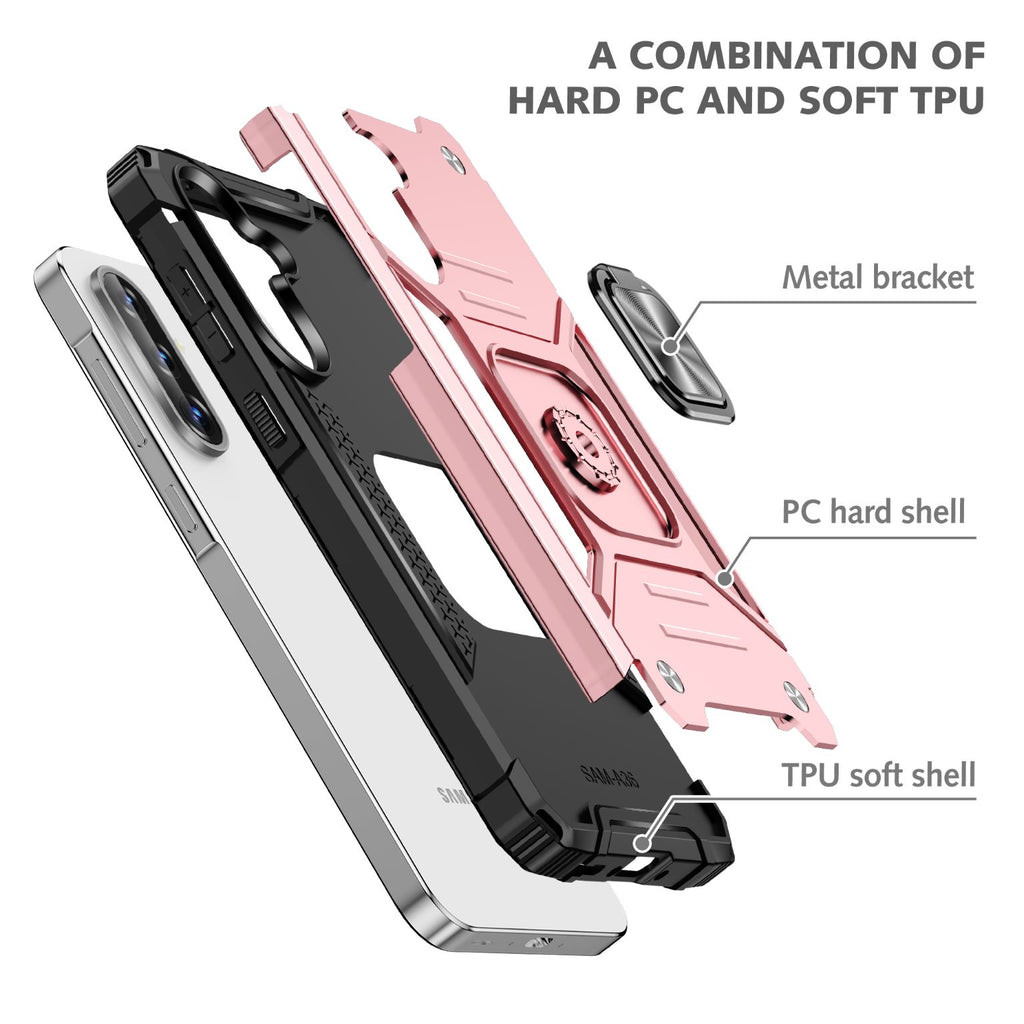 Samsung Galaxy A36 Rugged Tough Case Shockproof Hybrid Cover PINK