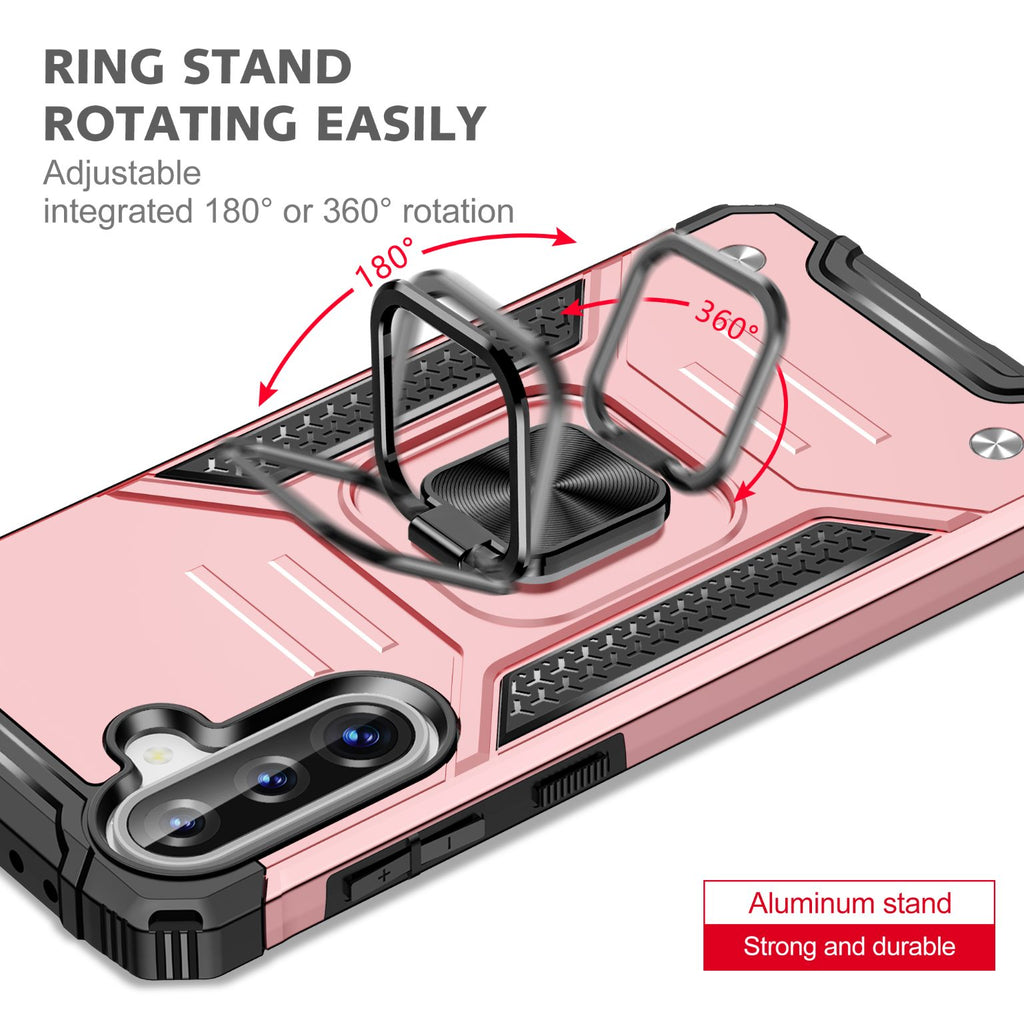 Samsung Galaxy A36 Rugged Tough Case Shockproof Hybrid Cover PINK