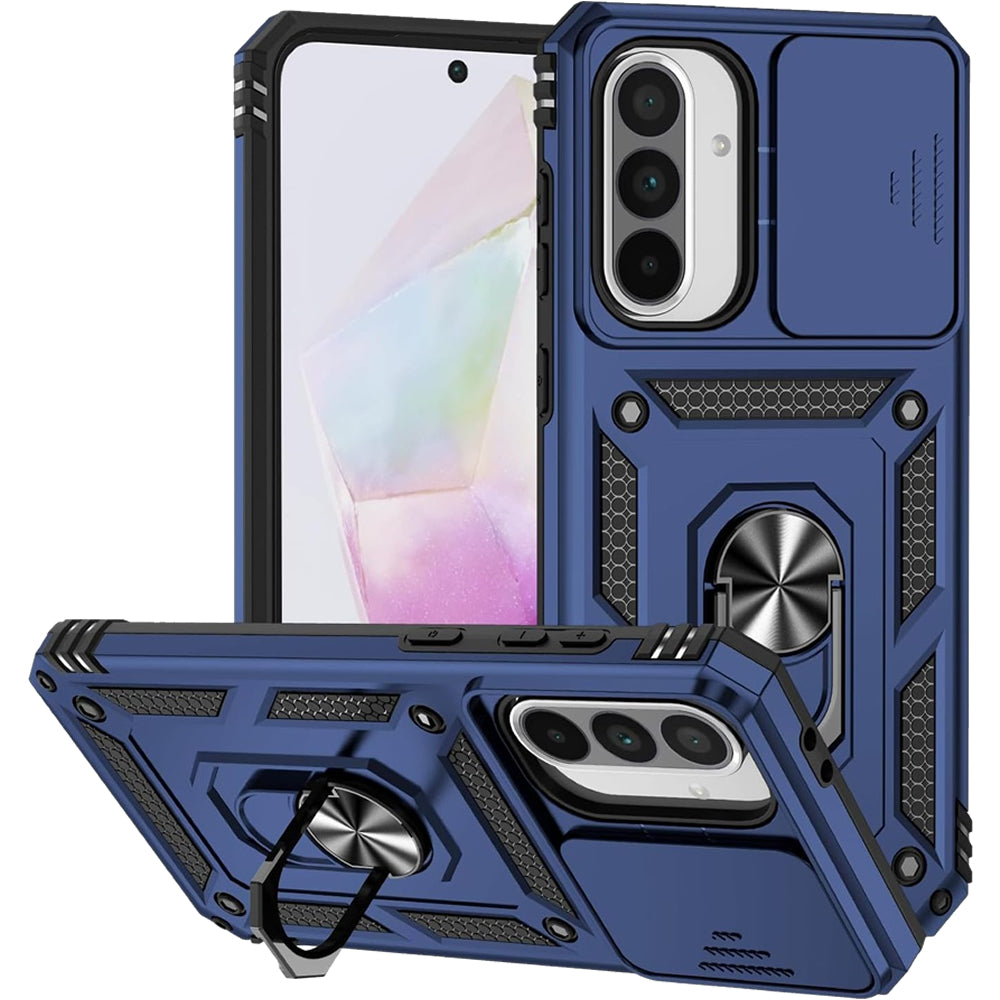 Samsung Galaxy A37 Case Rugged Tough Hybrid Cover [Blue]