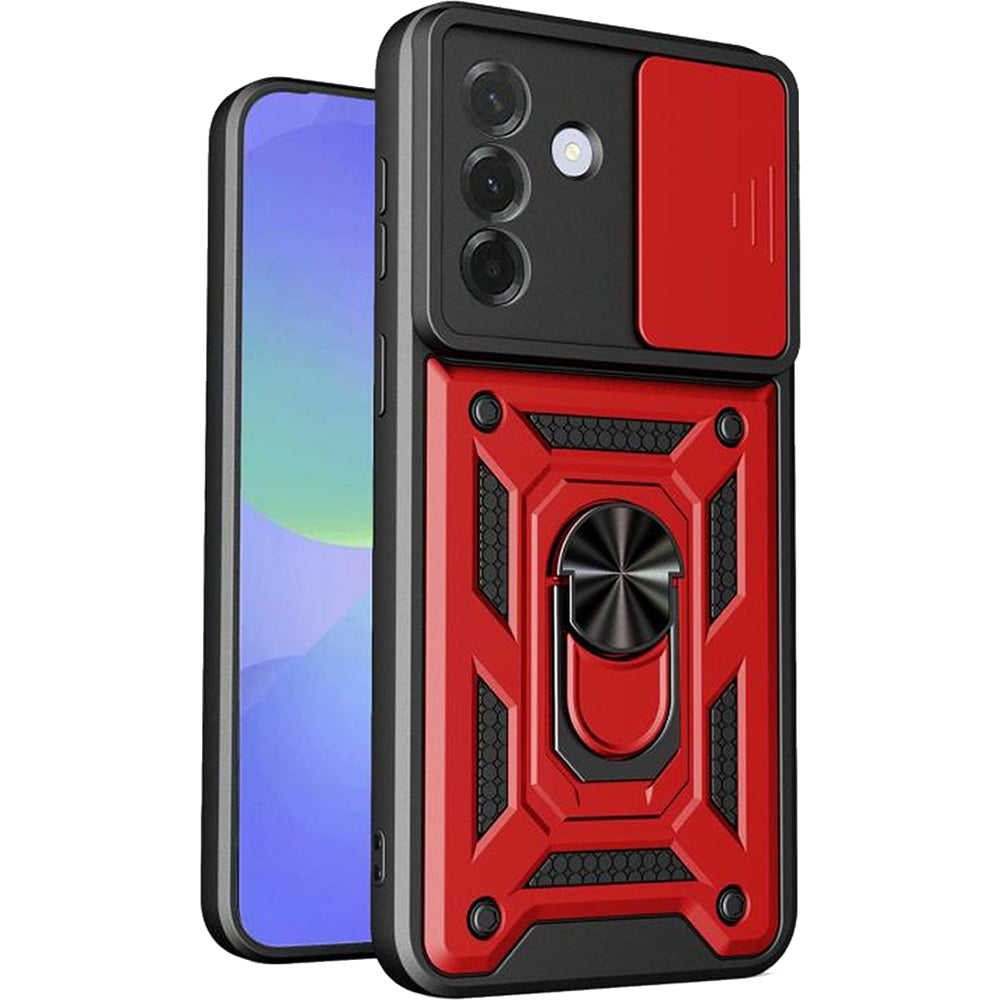Samsung Galaxy A37 Tough Case Shockproof Kickstand Cover RED
