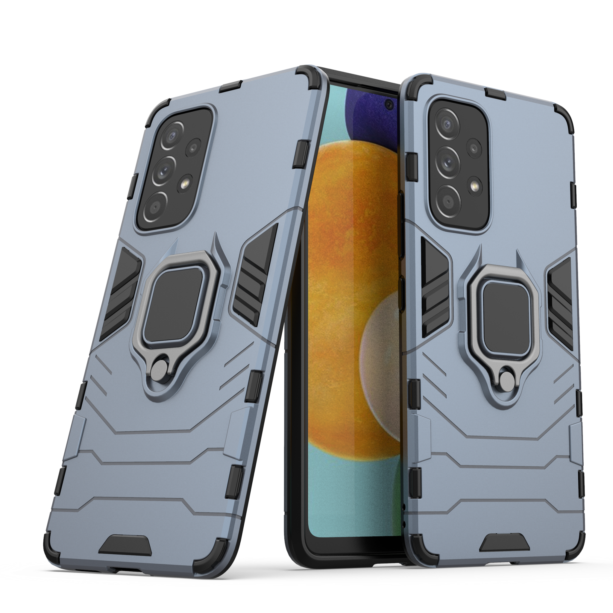 Samsung Galaxy A53 Rugged Tough Case Shockproof Hybrid Cover BLUE