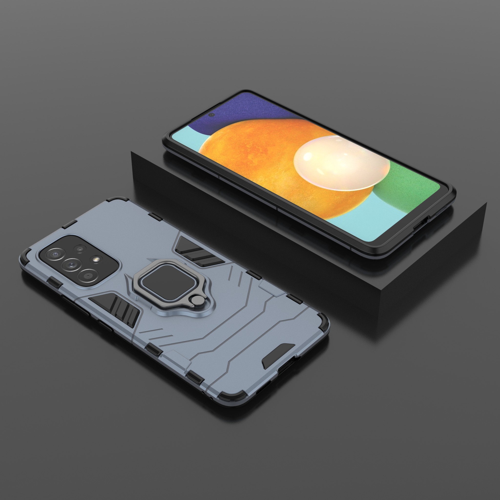 Samsung Galaxy A53 Rugged Tough Case Shockproof Hybrid Cover BLUE