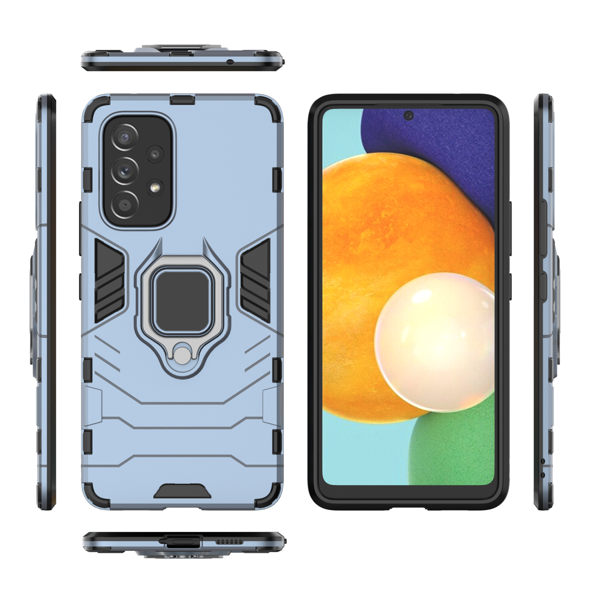Samsung Galaxy A53 Rugged Tough Case Shockproof Hybrid Cover BLUE