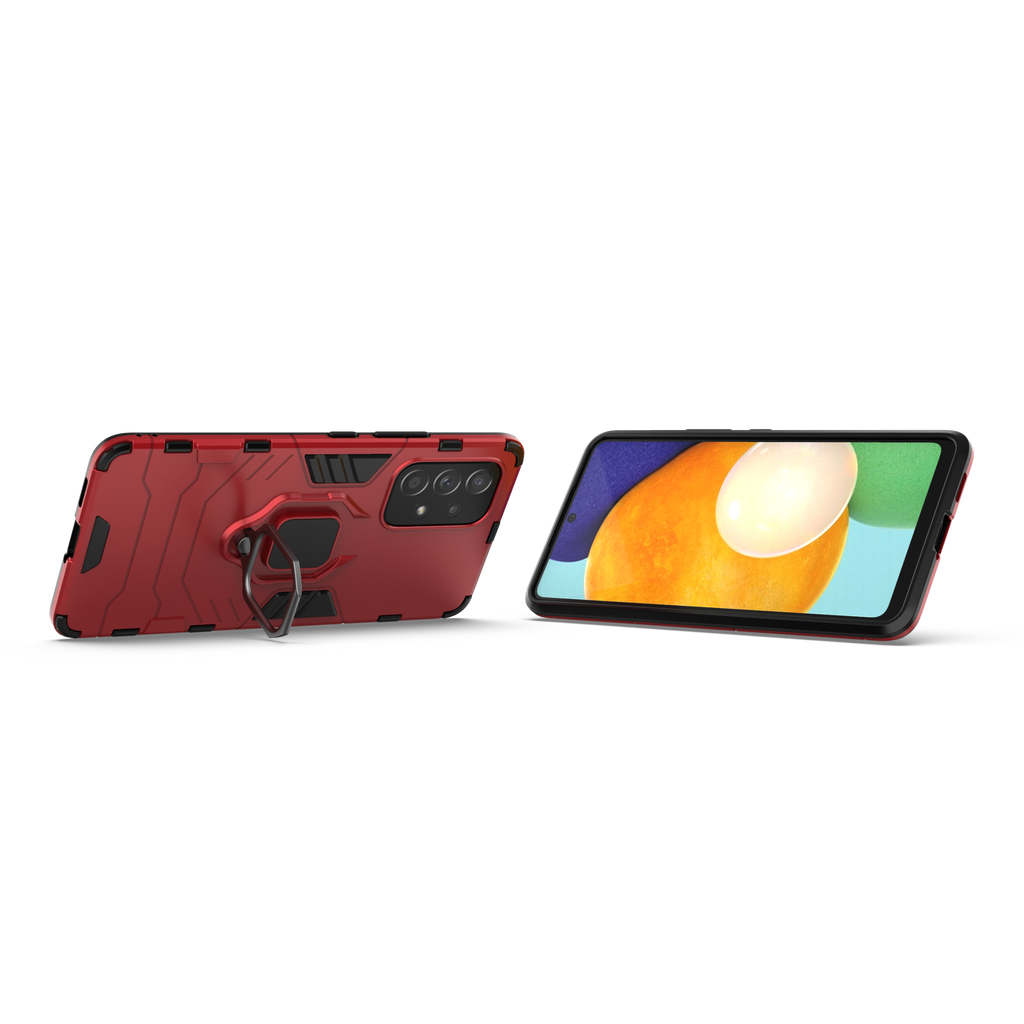 Samsung Galaxy A53 Rugged Tough Case Shockproof Hybrid Cover RED