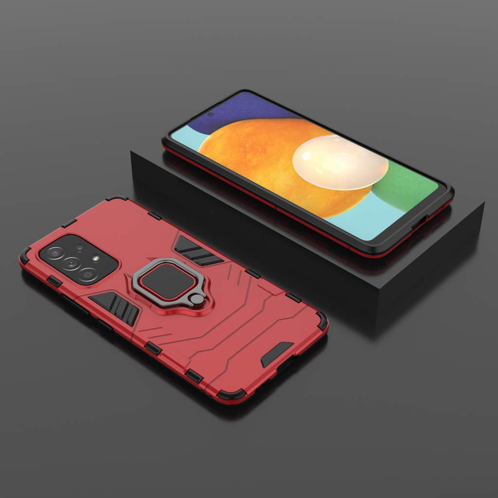 Samsung Galaxy A53 Rugged Tough Case Shockproof Hybrid Cover RED