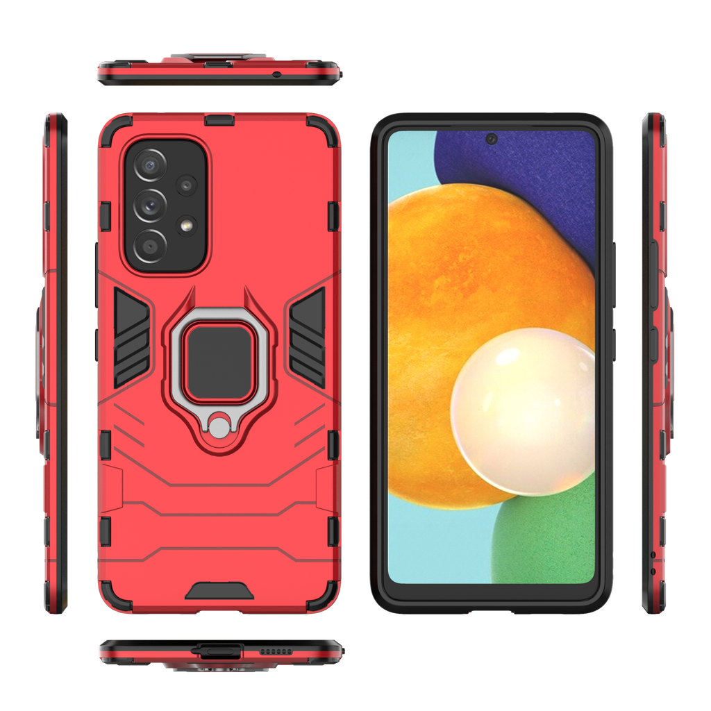 Samsung Galaxy A53 Rugged Tough Case Shockproof Hybrid Cover RED