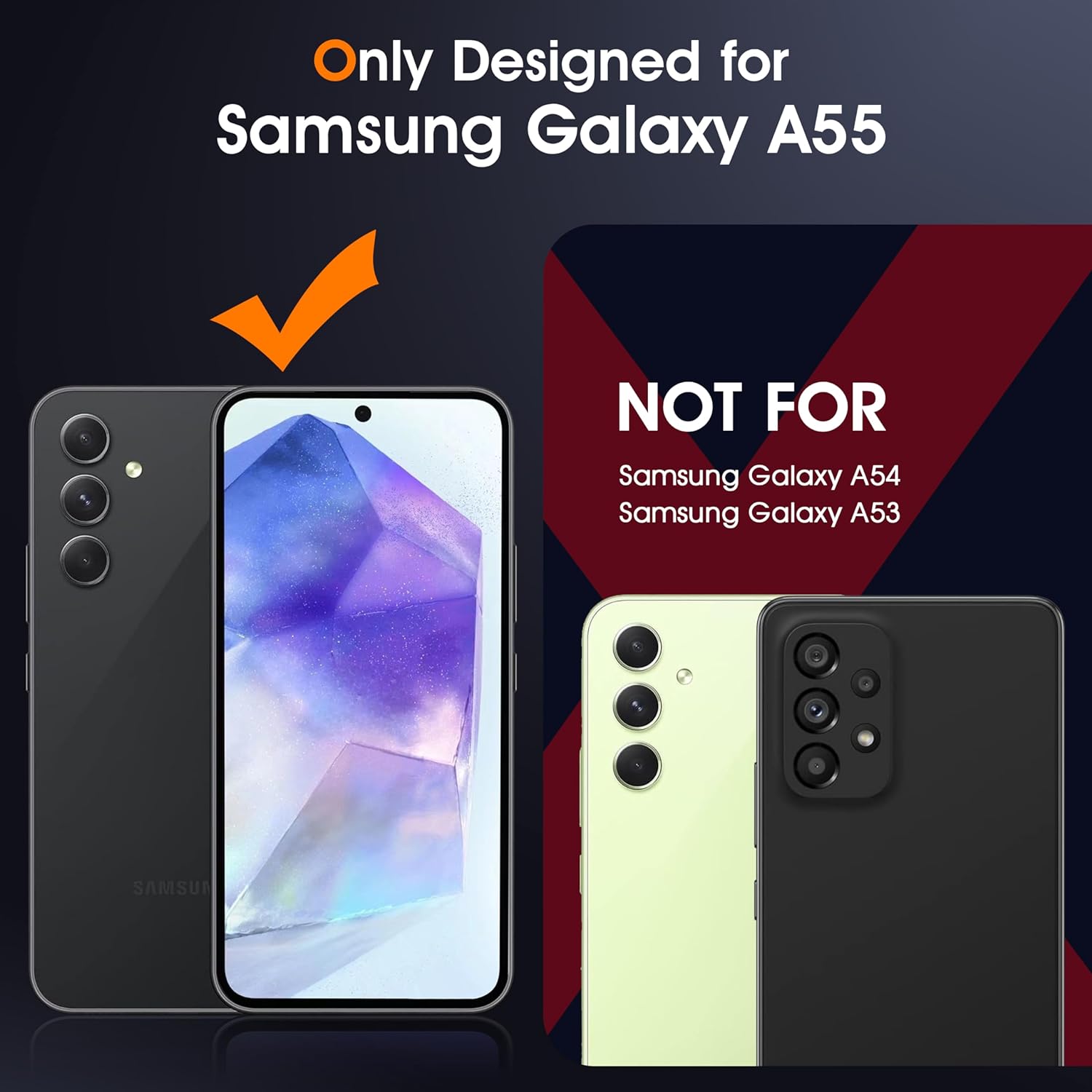 2x Glass Screen Protector (2 Pack) for Samsung Galaxy A35 5G