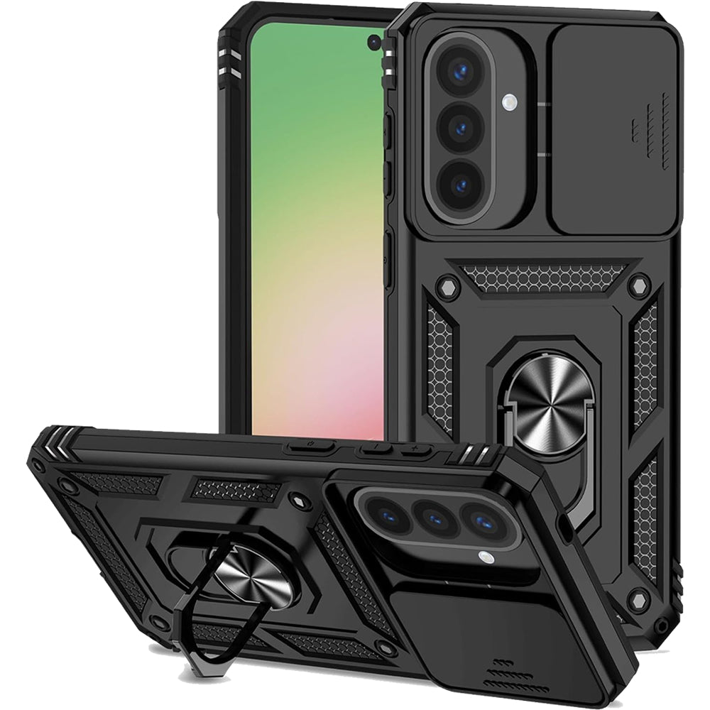 Samsung Galaxy A57 Case Rugged Tough Hybrid Cover [Black]