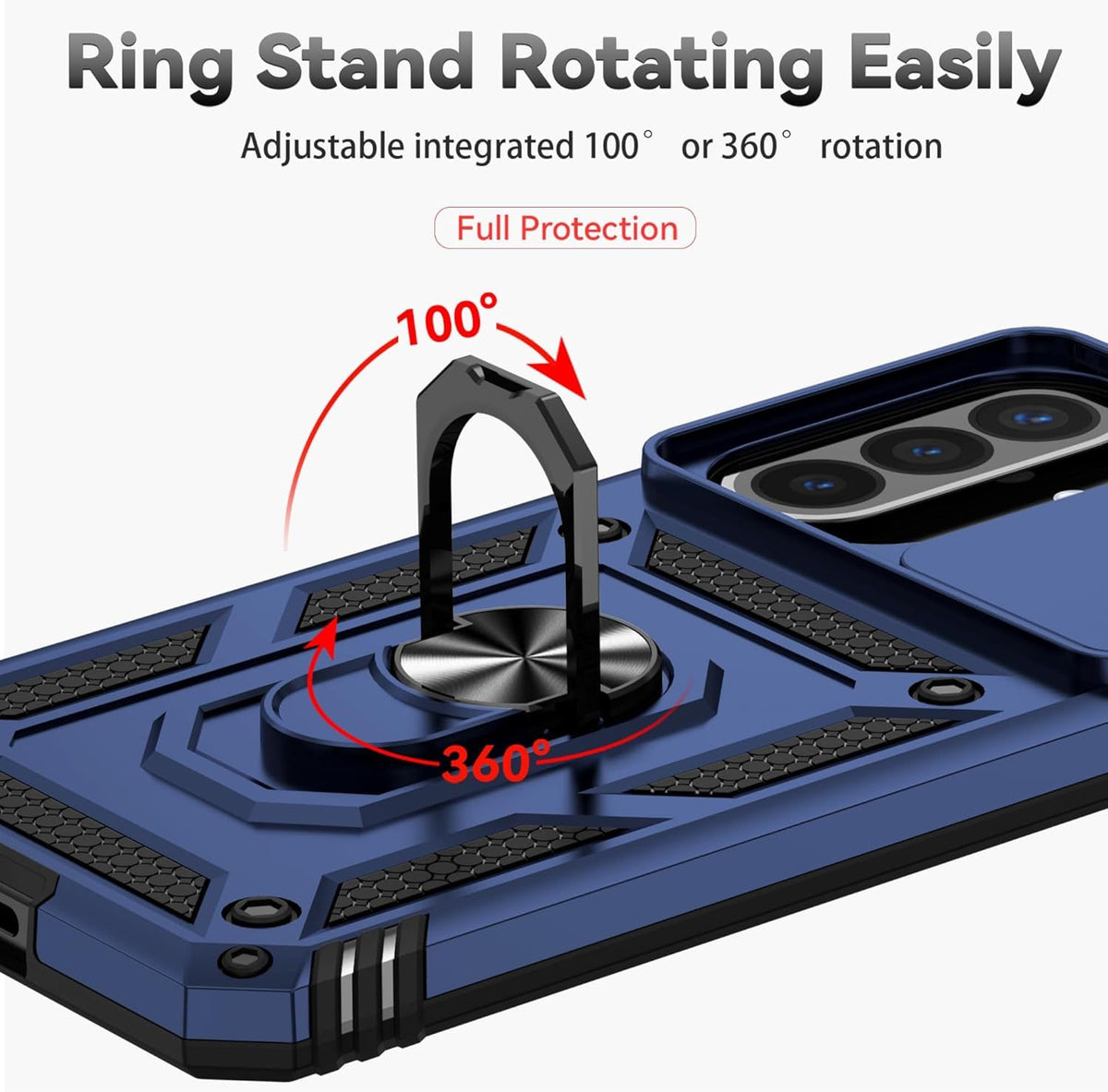 Samsung Galaxy A57 Case Rugged Tough Hybrid Cover [Blue]