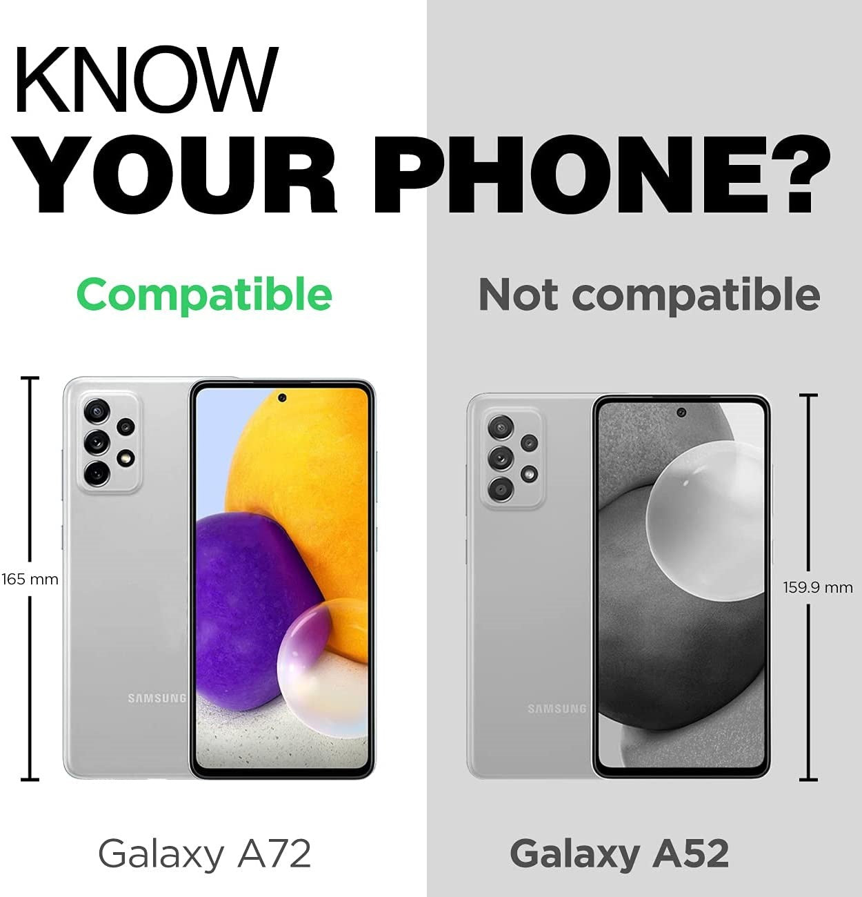 2x Screen Protector for Samsung Galaxy A72 (4G/5G)