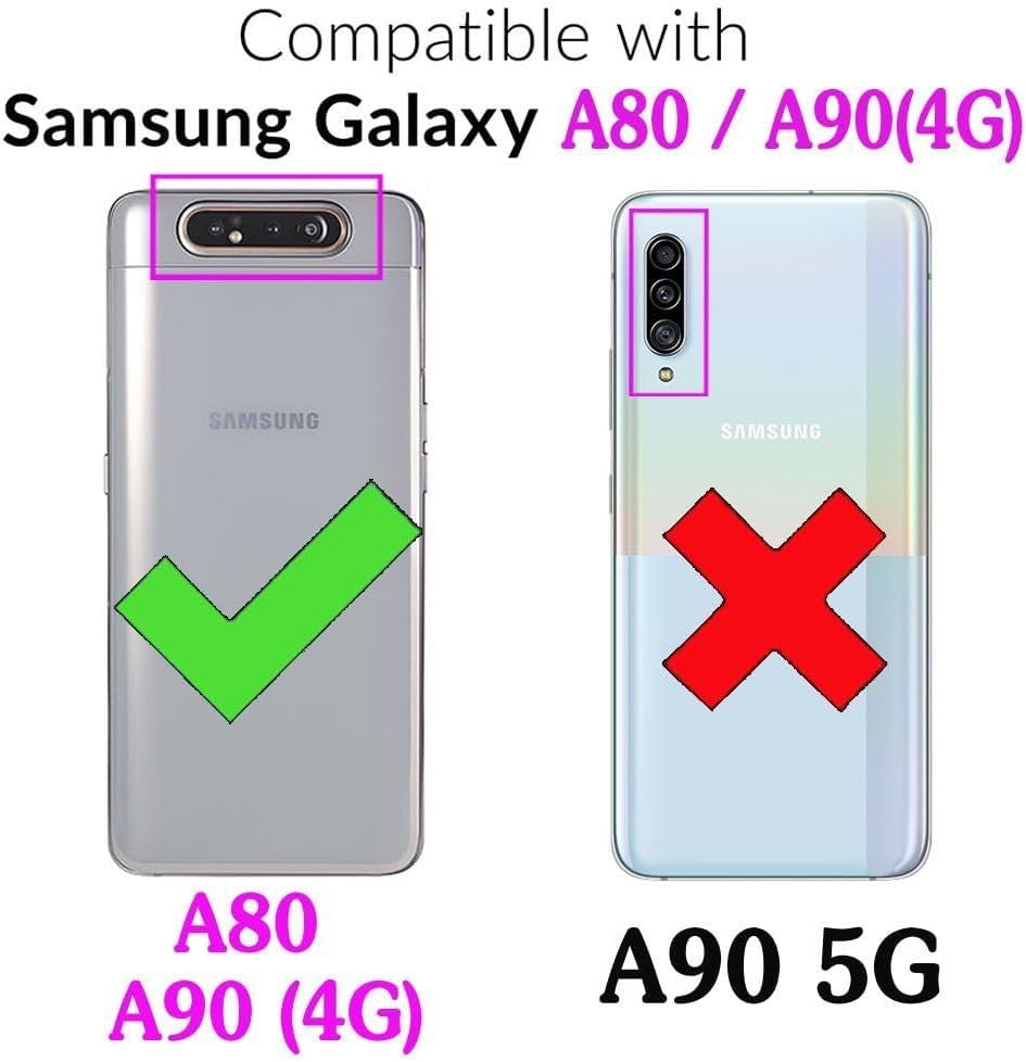 2X Samsung A80 Glass Screen Protector