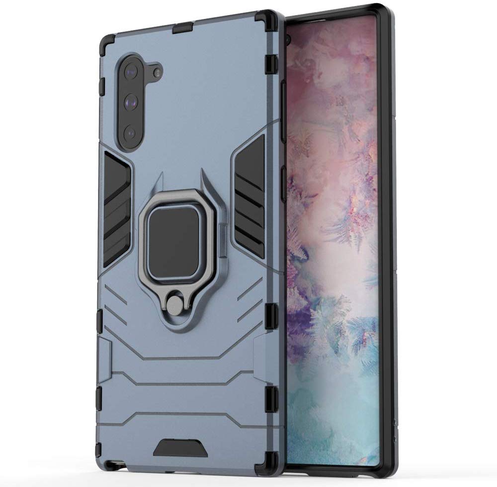Samsung Galaxy Note 10 Rugged Tough Case Shockproof Hybrid Cover BLUE
