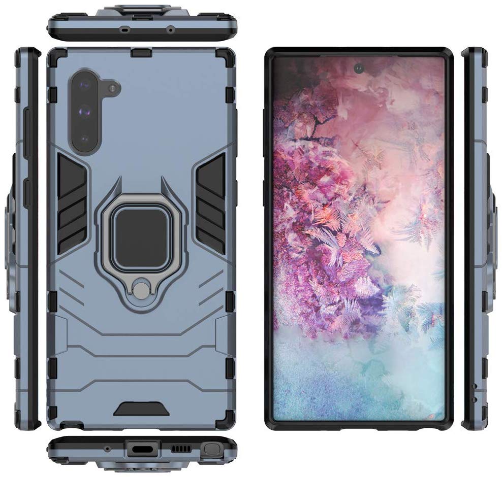 Samsung Galaxy Note 10 Rugged Tough Case Shockproof Hybrid Cover BLUE