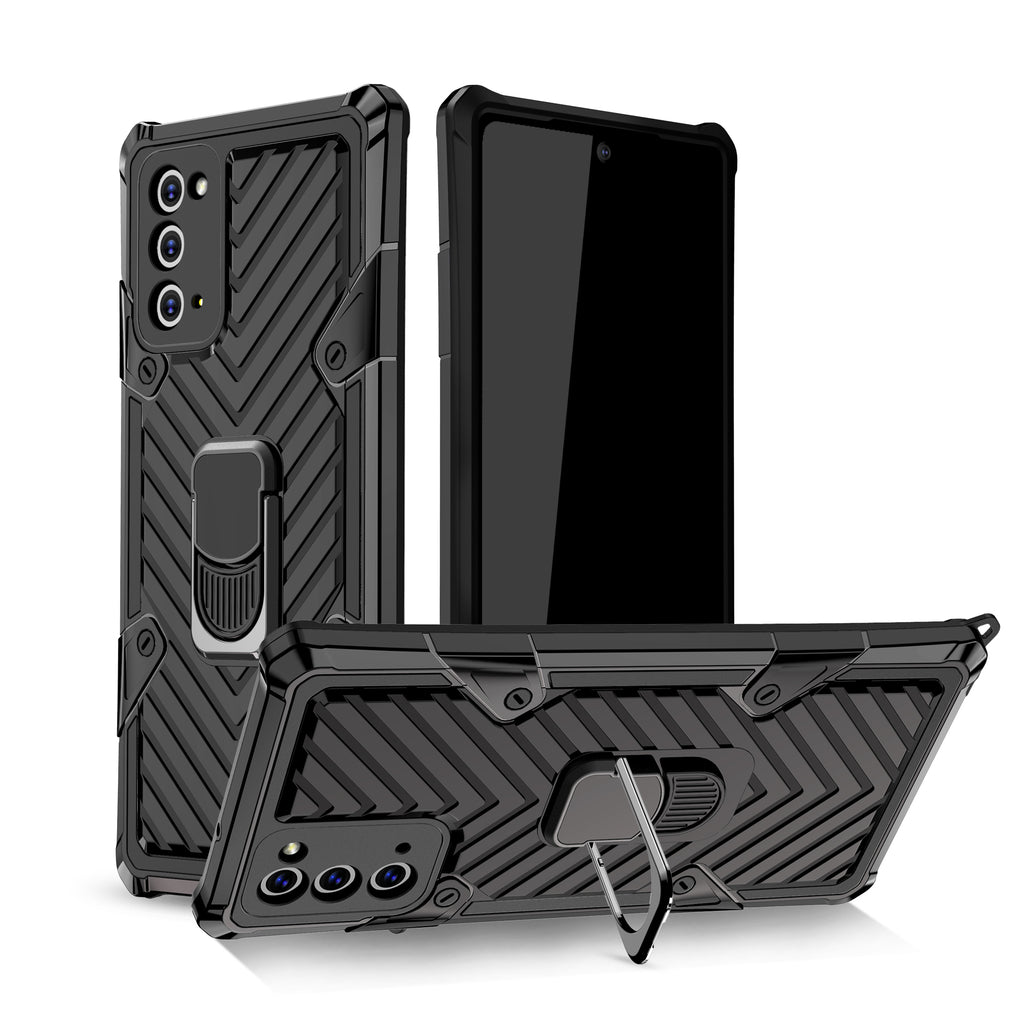 Samsung Galaxy Note 20 Rugged Tough Case Shockproof Hybrid Cover BLACK