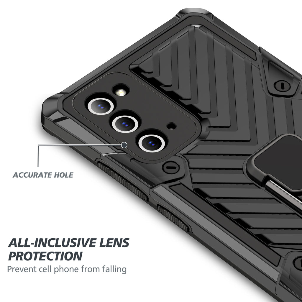 Samsung Galaxy Note 20 Rugged Tough Case Shockproof Hybrid Cover BLACK