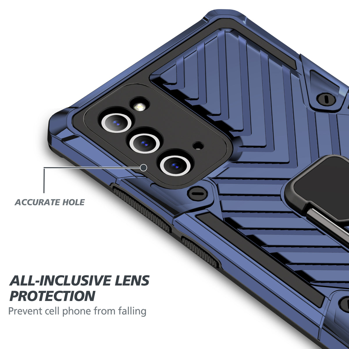 Samsung Galaxy Note 20 Rugged Tough Case Shockproof Hybrid Cover BLUE
