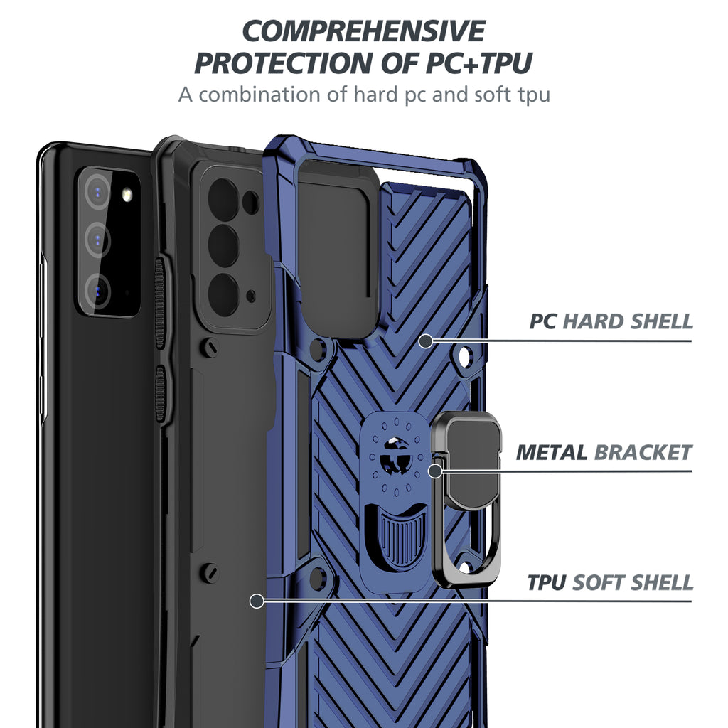 Samsung Galaxy Note 20 Rugged Tough Case Shockproof Hybrid Cover BLUE