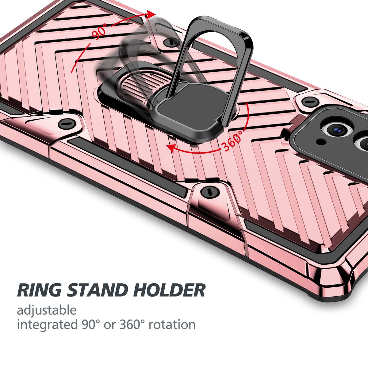 Samsung Galaxy Note 20 Rugged Tough Case Shockproof Hybrid Cover PINK