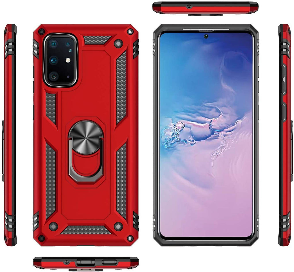 Samsung Galaxy S20 Plus Rugged Tough Case Shockproof Hybrid Cover RED
