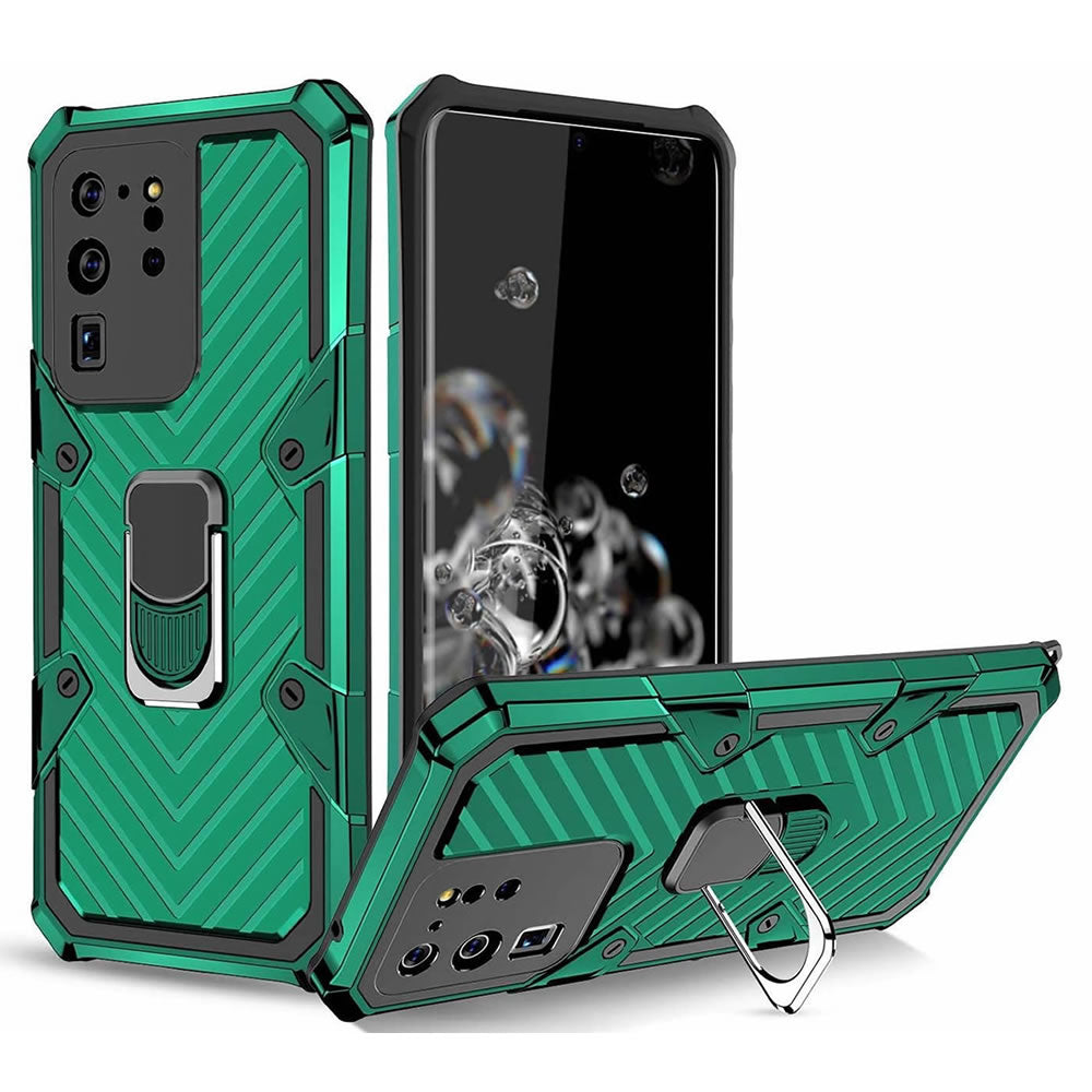Samsung Galaxy S20 Ultra Rugged Tough Case Shockproof Hybrid Cover DARK GREEN
