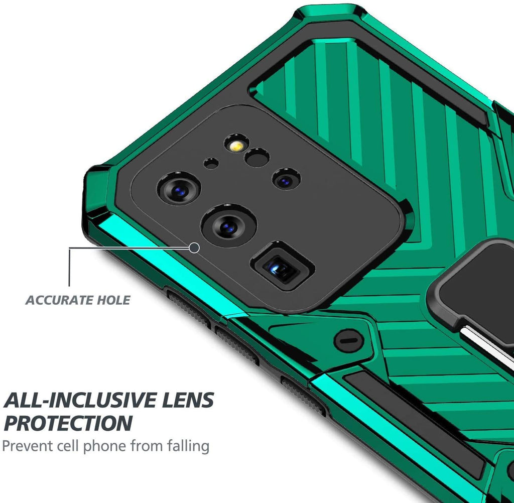 Samsung Galaxy S20 Ultra Rugged Tough Case Shockproof Hybrid Cover DARK GREEN
