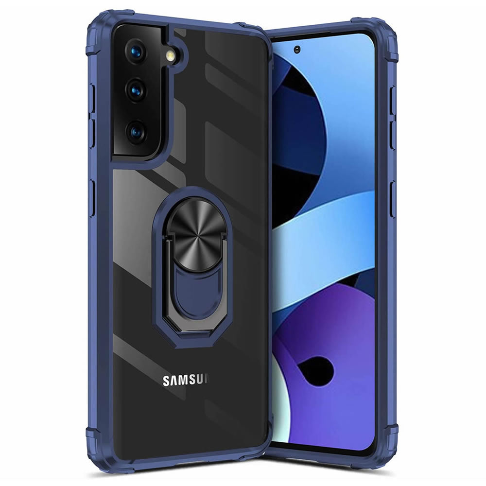 Samsung S21 Plus Rugged Tough Case Shockproof Hybrid Cover BLUE