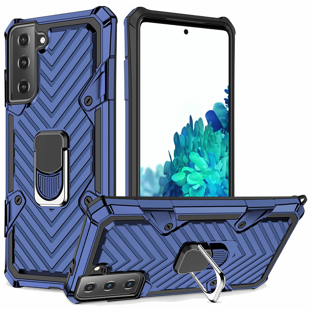 Samsung Galaxy S21 Plus Rugged Tough Case Shockproof Hybrid Cover BLUE