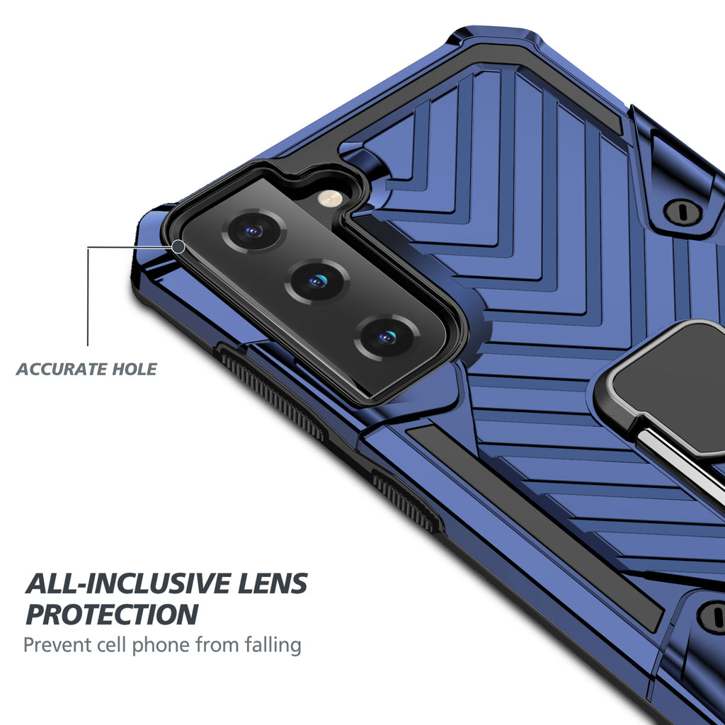 Samsung Galaxy S21 Plus Rugged Tough Case Shockproof Hybrid Cover BLUE