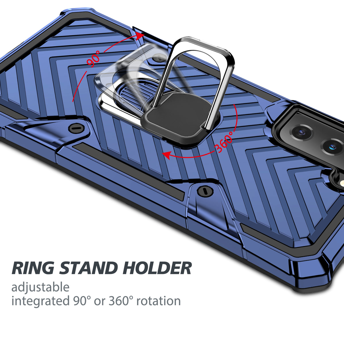 Samsung Galaxy S21 Plus Rugged Tough Case Shockproof Hybrid Cover BLUE
