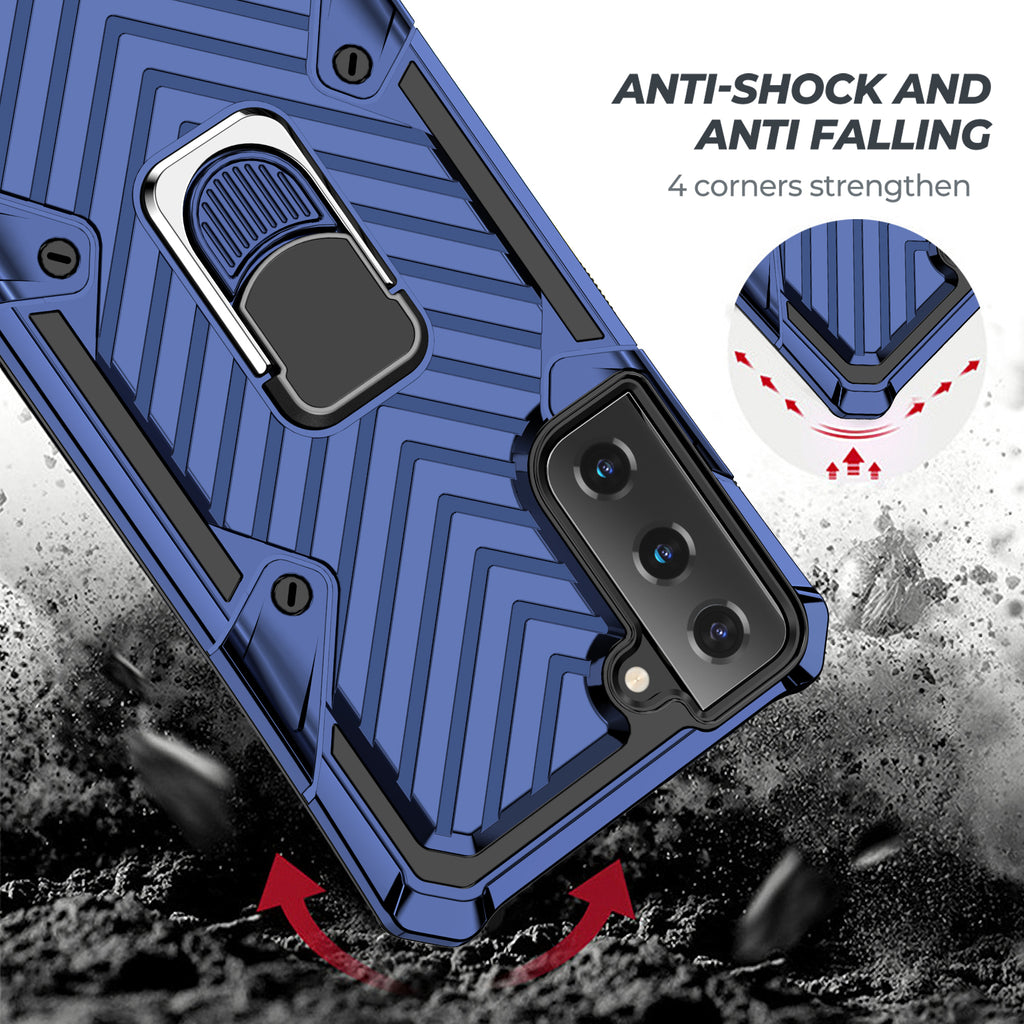 Samsung Galaxy S21 Plus Rugged Tough Case Shockproof Hybrid Cover BLUE