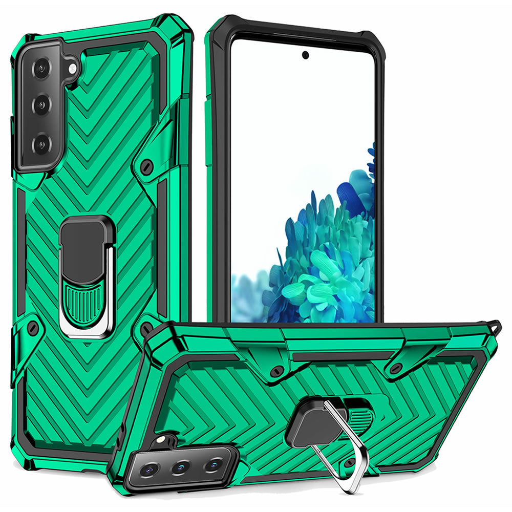 Samsung Galaxy S21 Plus Rugged Tough Case Shockproof Hybrid Cover DARK GREEN