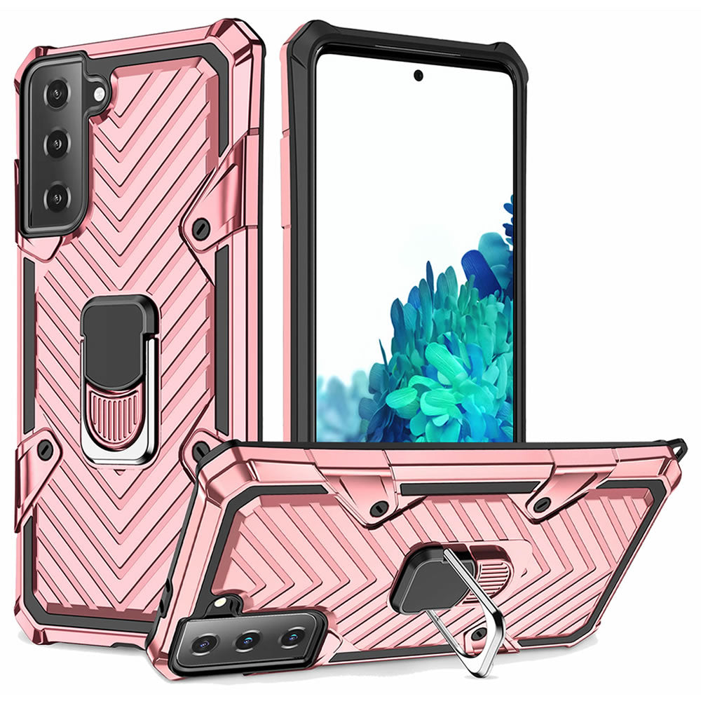 Samsung Galaxy S21 Plus Rugged Tough Case Shockproof Hybrid Cover PINK