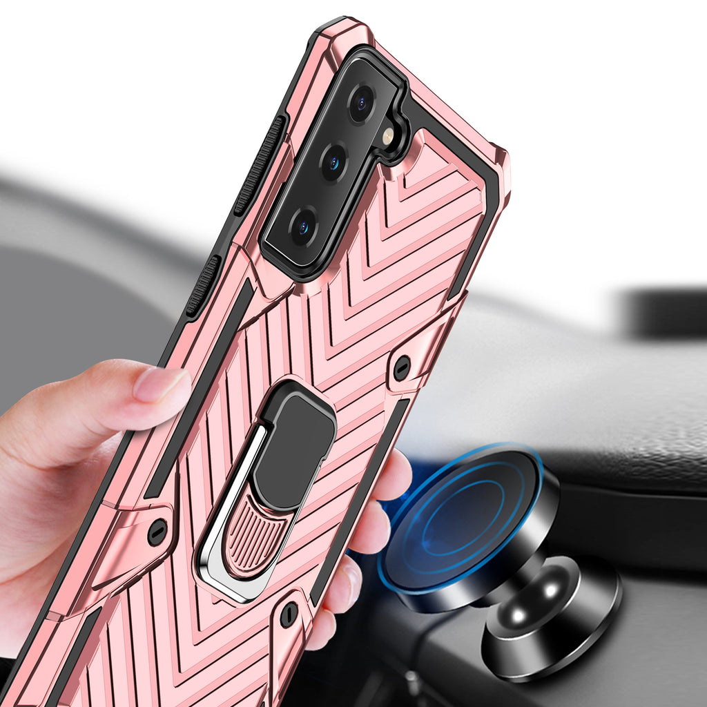 Samsung Galaxy S21 Plus Rugged Tough Case Shockproof Hybrid Cover PINK