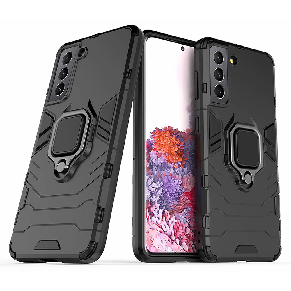 Samsung Galaxy S21 Plus Rugged Tough Case Shockproof Hybrid Cover BLACK
