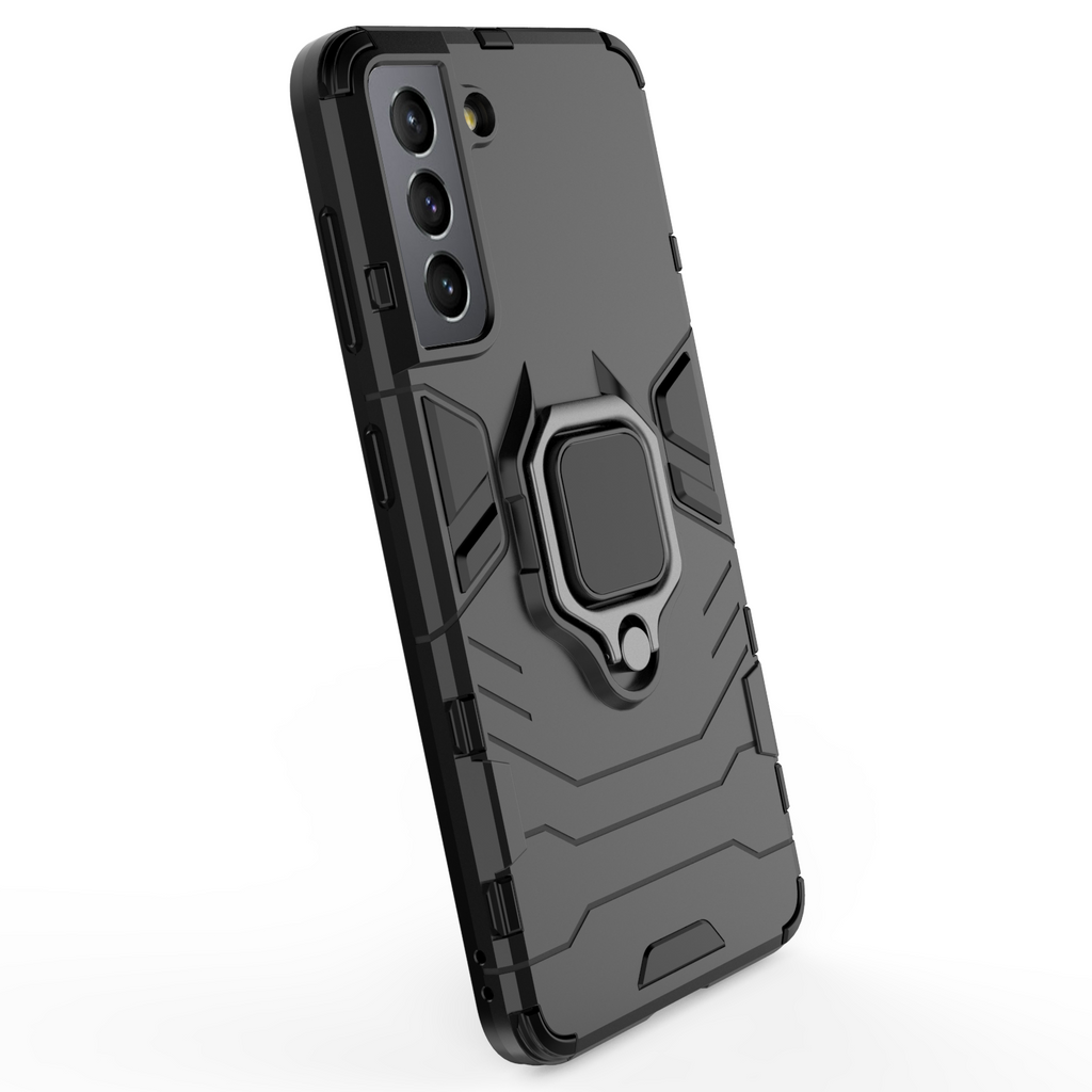 Samsung Galaxy S21 Plus Rugged Tough Case Shockproof Hybrid Cover BLACK