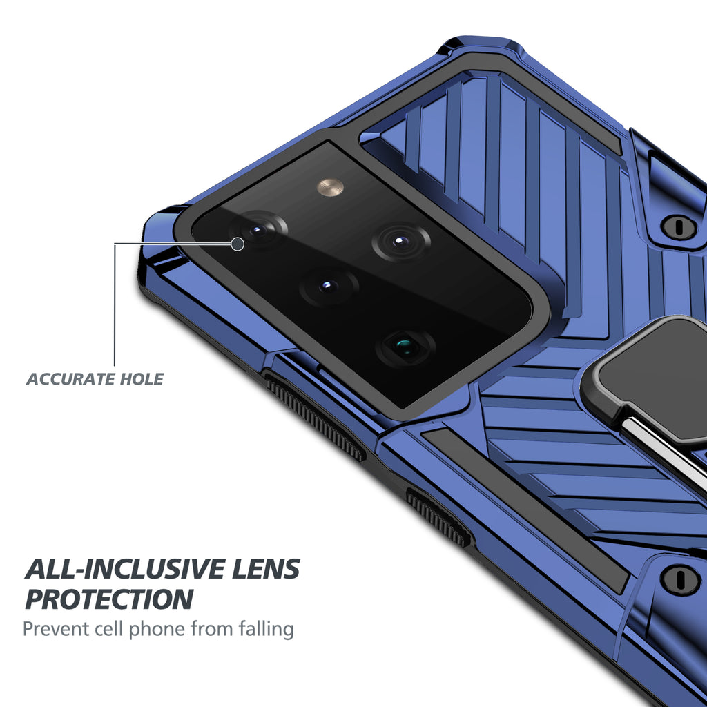 Samsung Galaxy S21 Ultra Rugged Tough Case Shockproof Hybrid Cover BLUE