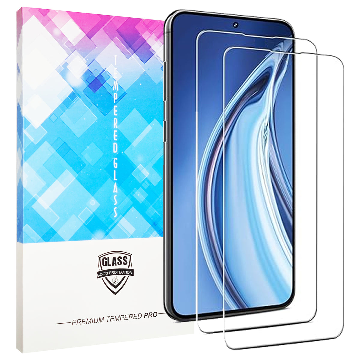 2X Samsung S23 FE Glass Screen Protector