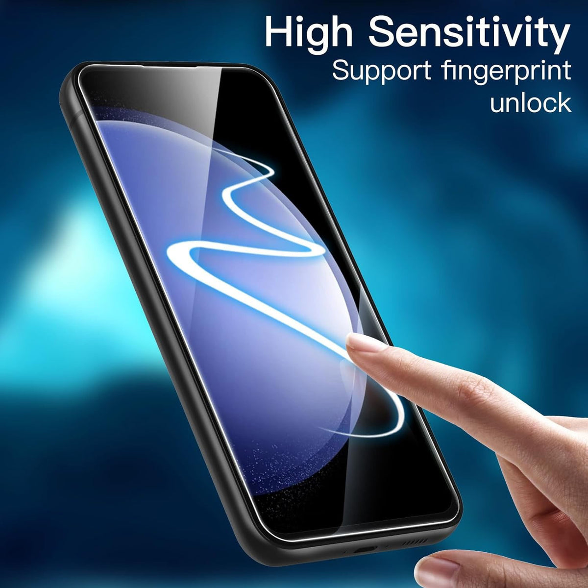 2X Samsung S23 FE Glass Screen Protector