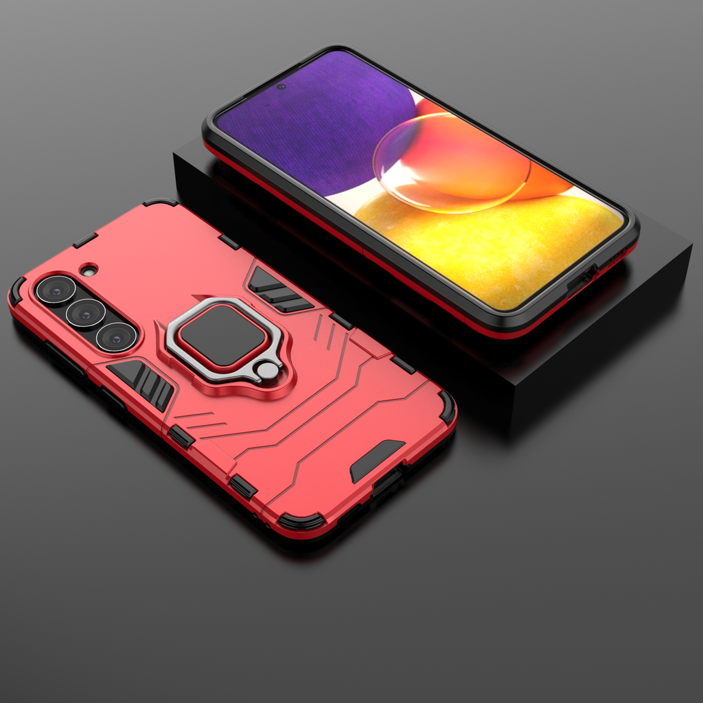 Samsung Galaxy S23 Plus Rugged Tough Case Shockproof Hybrid Cover RED